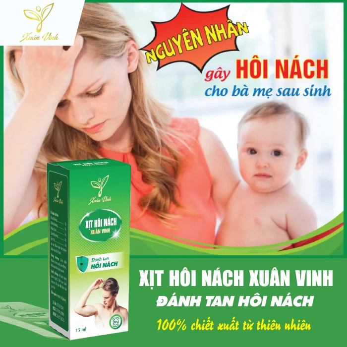 HÔI NÁCH VÀ THÂM NÁCH Ở PHỤ NỮ SAU SINH