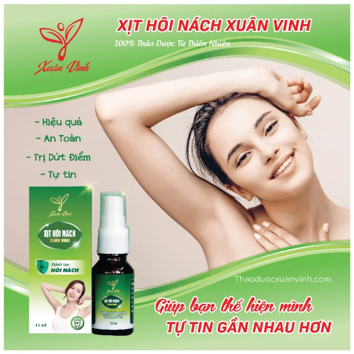 TẠI SAO XỊT HÔI NÁCH XUÂN VINH LÀ SỰ LỰA CHỌN TỐI ƯU NHẤT?