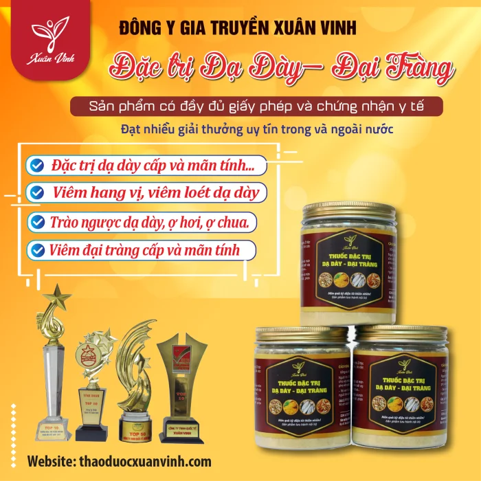  THUỐC ĐẶC TRỊ DẠ DÀY, ĐẠI TRÀNG