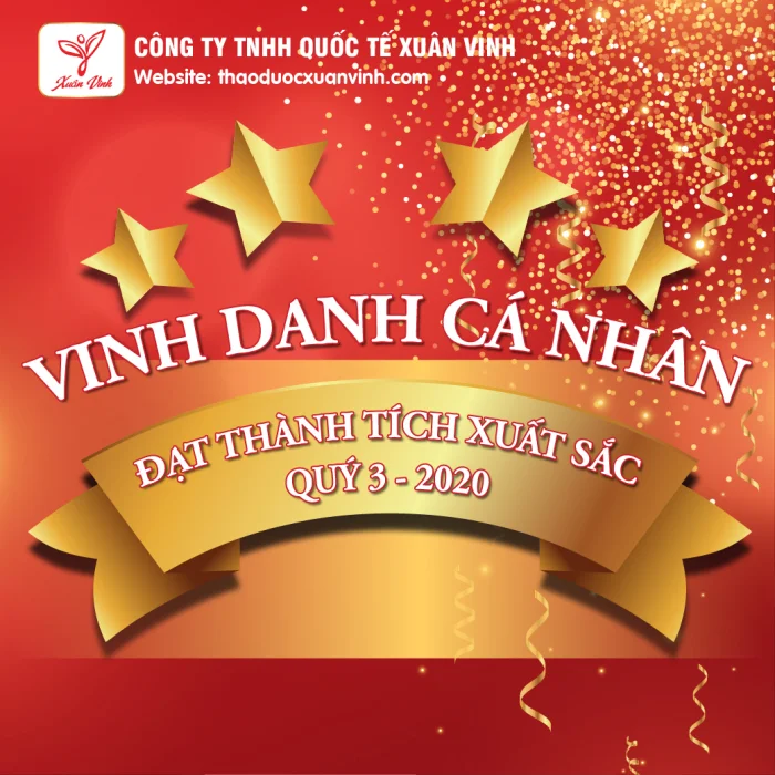 VINH DANH CHIẾN BINH XUẤT SẮC NHẤT QUÝ 3 - 2020