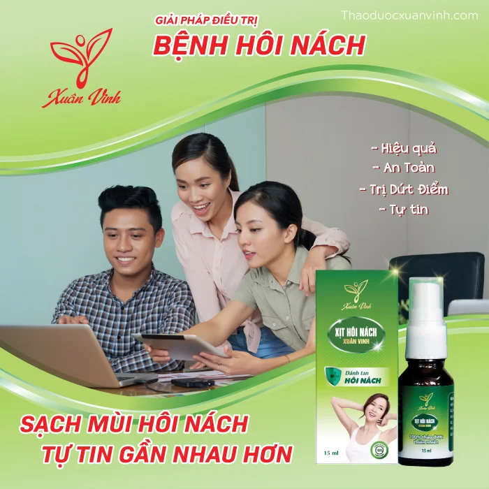 XỊT HÔI NÁCH XUÂN VINH GIẢI PHÁP “VÀNG” LẤY LẠI SỰ TỰ TIN 