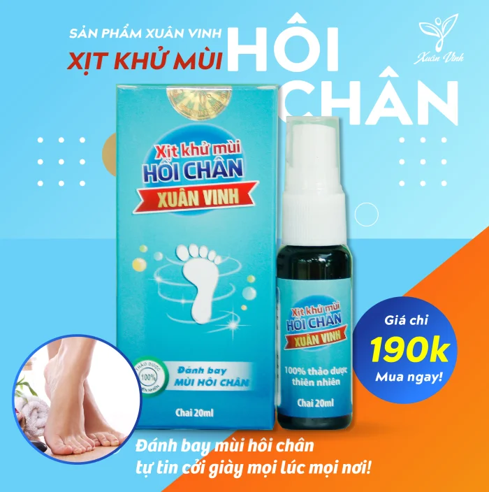 Xịt khử mùi hôi chân có tốt không? 