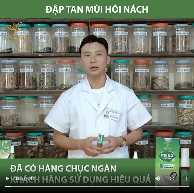 Video review sản phẩm Xịt Hôi Nách Xuân Vinh!